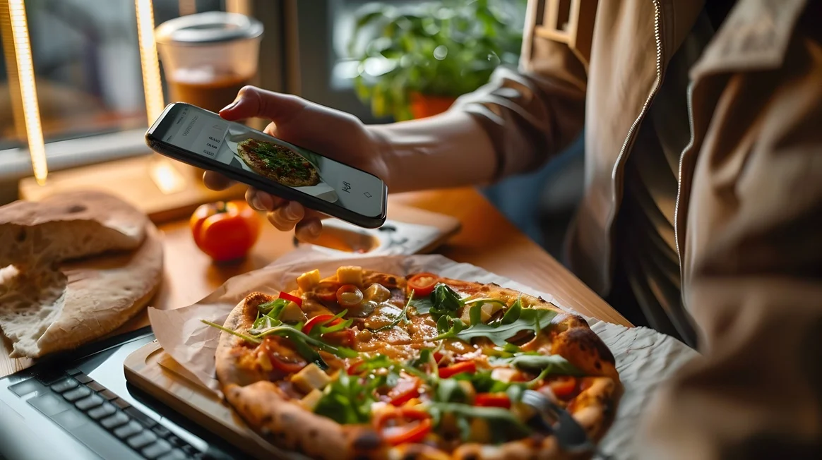Buono pasto digitale utilizzato in un ristorante